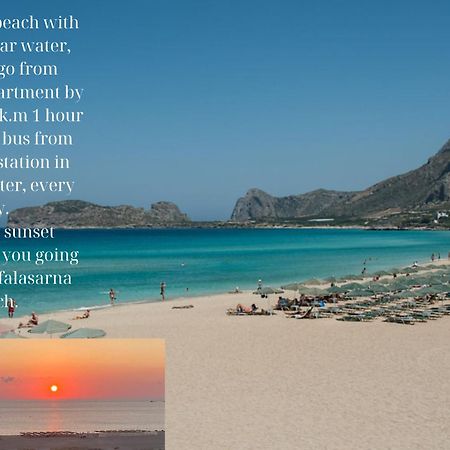חאניה Center Manolia Dream 3 Bedroom Apartment 100M Away From The Beach מראה חיצוני תמונה
