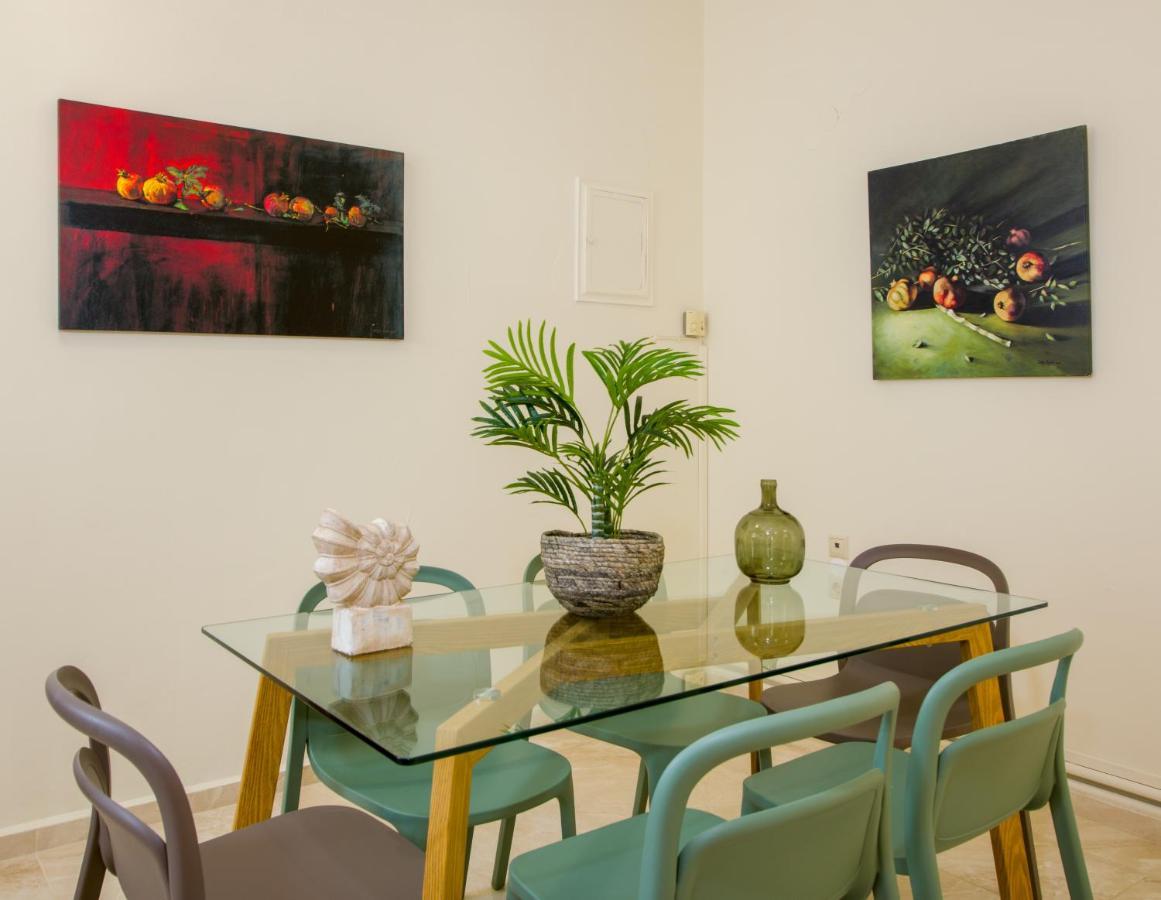 חאניה Center Manolia Dream 3 Bedroom Apartment 100M Away From The Beach מראה חיצוני תמונה