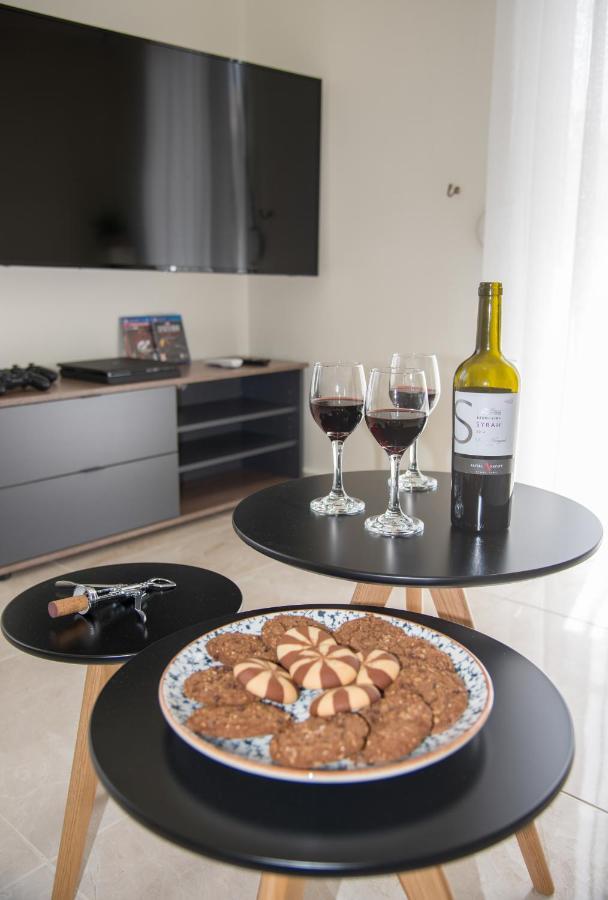 חאניה Center Manolia Dream 3 Bedroom Apartment 100M Away From The Beach מראה חיצוני תמונה