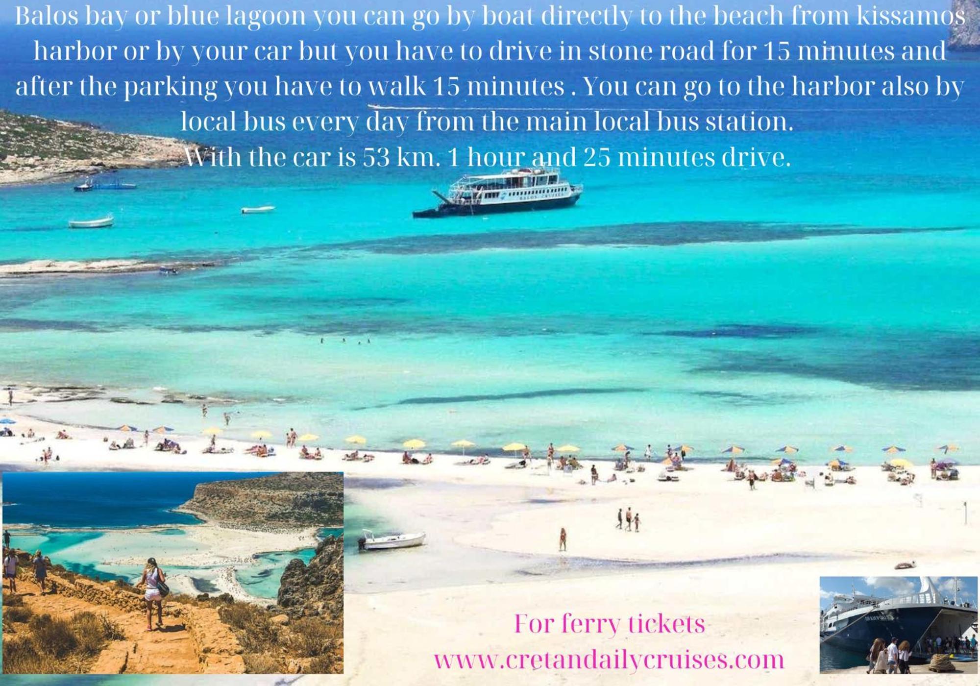 חאניה Center Manolia Dream 3 Bedroom Apartment 100M Away From The Beach מראה חיצוני תמונה